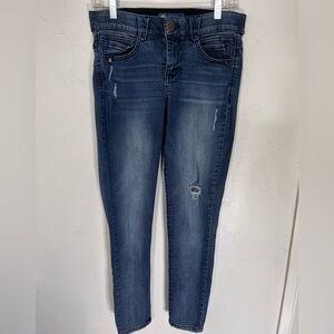 Democracy “Ab”solution Women's‎ Dark Blue Skinny Jeans with Stretch Size 6